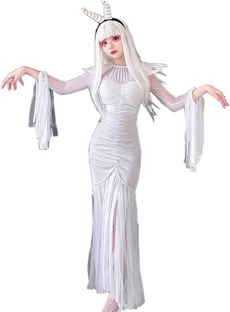 cosplay ゴシックロリータ 花嫁 夜明悪夢 白ワンピース 71VaUaarCsL._UY1000_.jpg